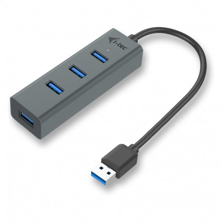 D I-TEC USB 3.0 metallist 4-pordiline jaotur