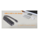 "D I-TEC USB-C SLIM HUB + GLAN"