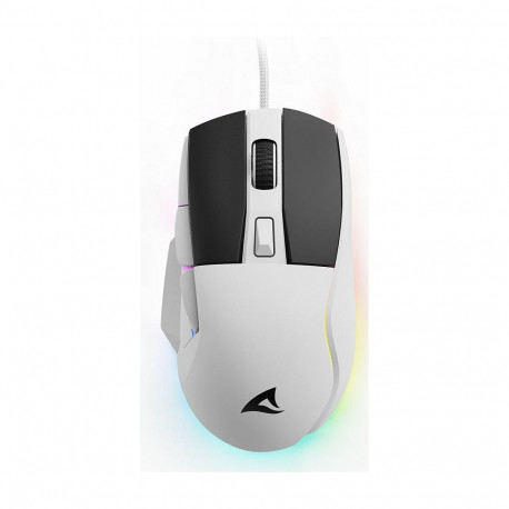 "Sharkoon Maus Shark SGM35 Optisch 6 Tasten 6.400 DPI weiß"