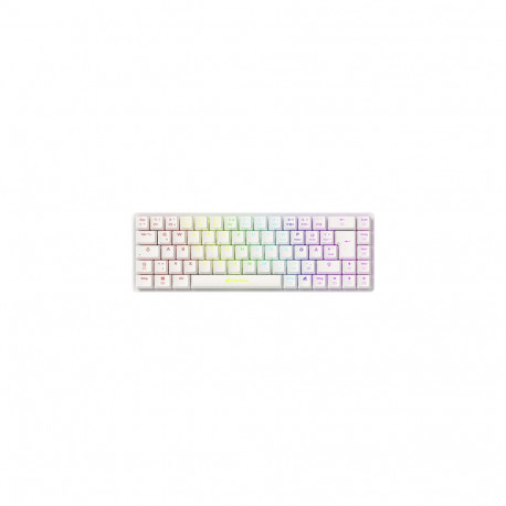 "Sharkoon Gaming Tastatur PureWriter W65 weiß-rot DE"