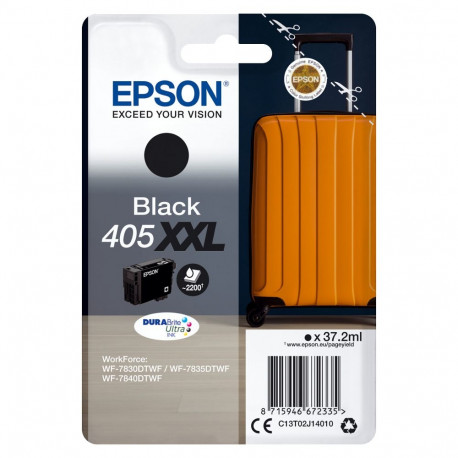 Epson 405XXL C13T02J14010 must tint, kuni 2200 lehekülge