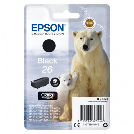 "Epson C13T26014012 black"