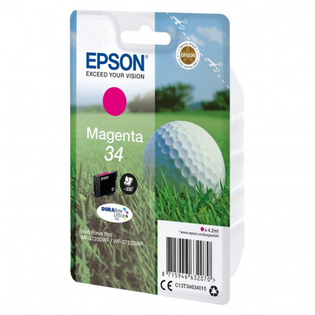 Epson 34 C13T34634010 magenta tint, kuni 300 lehte