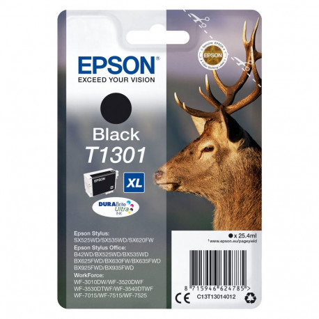 "Epson Tinte T1301 C13T13014012 Schwarz bis zu 945 Seiten"
