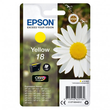 "Epson T18044012 Yellow NEUE VERPACKUNG"