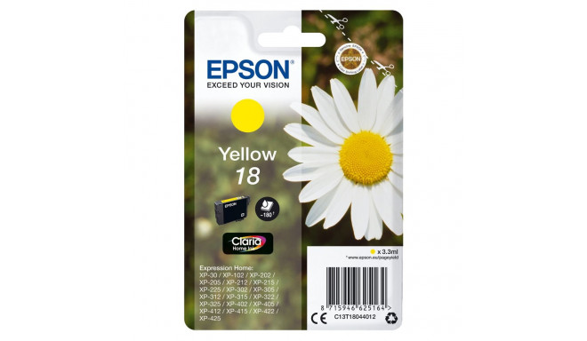 Epson T18044012 kollane uus pakend