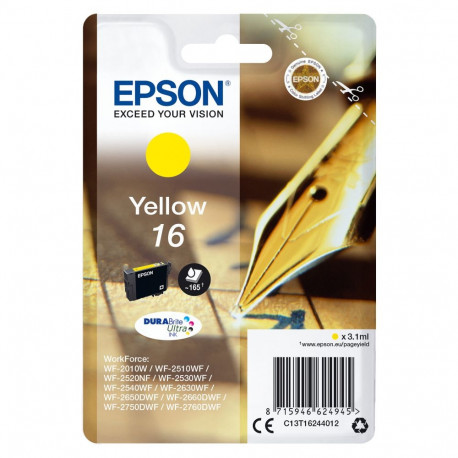 Epson 16 C13T16244012 kollane uus pakend