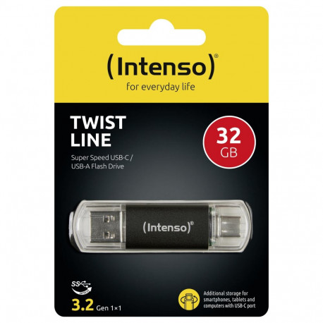 "STICK 32GB USB 3.2 Intenso 3539480 Anthrazit"