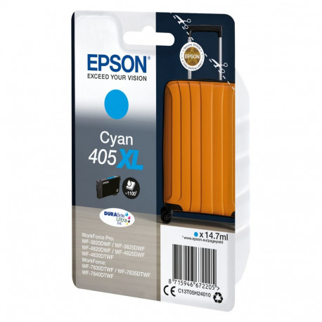 "Epson Tinte 405XL C13T05H24010 Cyan bis 1.100 Seiten"