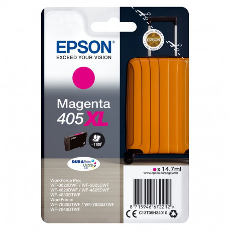 "Epson Tinte 405XL C13T05H34010 Magenta bis zu 1.100 Seiten"