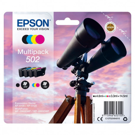 "Epson 502 C13T02V64010 CMYK"