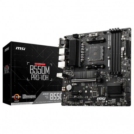 MSI B550M Pro-VDH (B550.AM4.mATX.AMD)