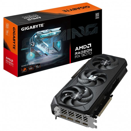 Gigabyte Radeon RX 9070 16GB GDDR6 OC mänguri 3 ventilaatoriga