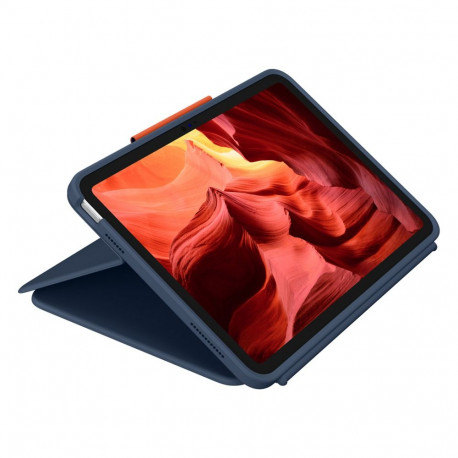 "Logitech Rugged Combo 4 for iPad 10th gen - CLASSIC BLUE - (DE) - EMEA-914 - KB EDU BULK"