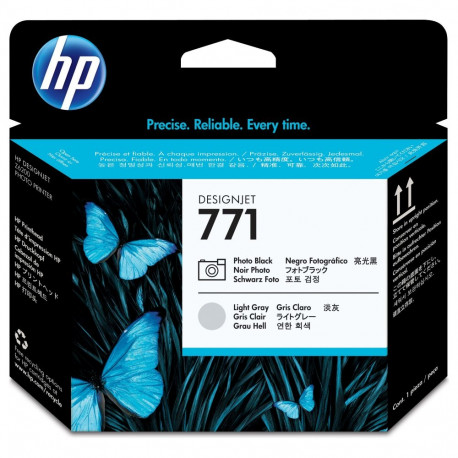 "HP 771 Original Druckkopf schwarz und hell grau Standardkapazitt 1er-Pack"