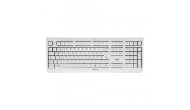 "Cherry Keyboard KW 3000 Wireless [DE] pale grey"