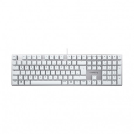 "Cherry Keyboard KC 200 MX MX2A Brown [DE] white/silver MX2A BROWN Switch"