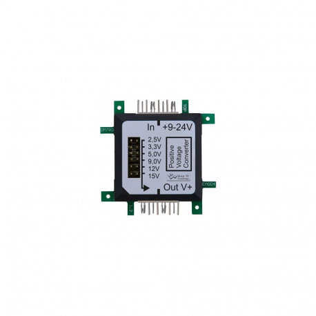 ALLNET BrickRknowledge pingeregulaator PWR 7...24V DC to +2,5/+3,3/+5/+9/+12/+15V, 5A/1A