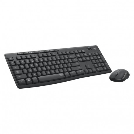 Logitech MK295 vaikne juhtmevaba komplekt grafiithall QWERTY US