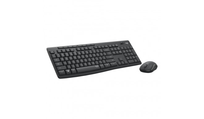 Logitech MK295 vaikne juhtmevaba komplekt grafiithall QWERTY US