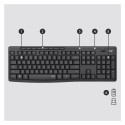 "Logitech MK295 Silent Wireless Combo Graphite QWERTY US"
