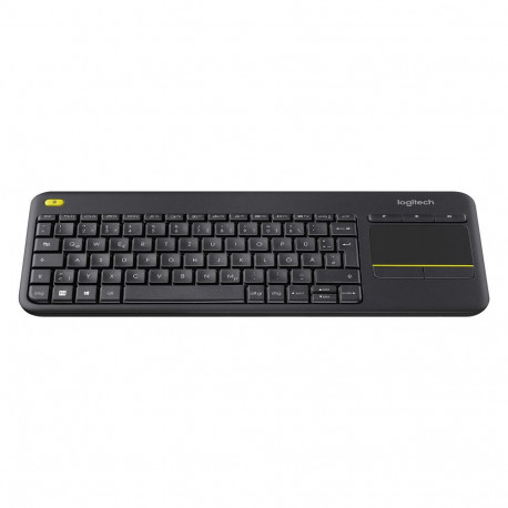 "Logitech K400 Plus Wireless Touch Black QWERTZ DE"