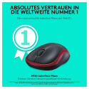 "Logitech M185 Wireless red"