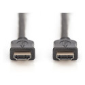 Digitus HDMI-kaabel A->A Ethernet St/St 4K 3.0m must kuldne