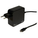 "Charger USB-C 65W Black INTER-TECH PD-2065"