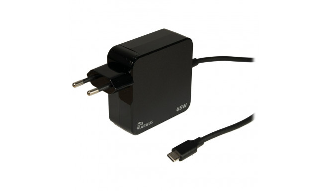 "Charger USB-C 65W Black INTER-TECH PD-2065"