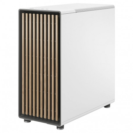 "Midi Fractal Design North Chalk White Window Mesh"