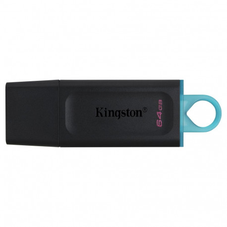 Kingston mälupulk DataTraveler Exodia 64GB USB 3.2, must/türkiis
