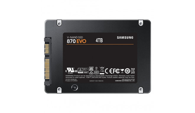 "2.5"" 4TB Samsung 870 EVO retail"