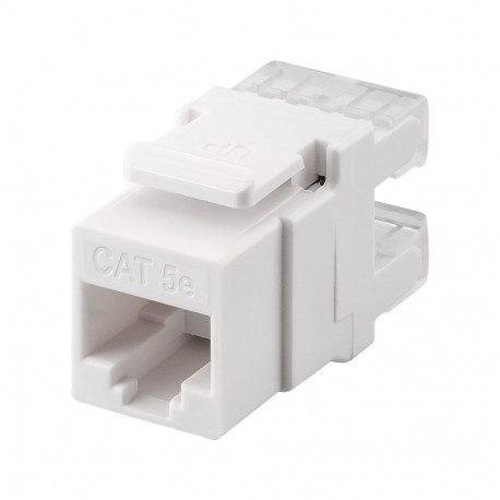 Keystone module RJ45 CAT 5e, UTP, 100 MHz, for IDC connectors (toolless)