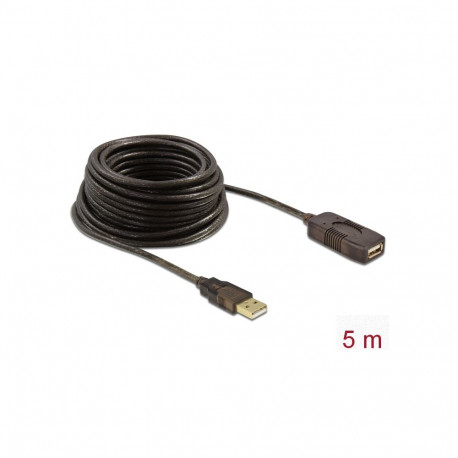Delock Cable USB 2.0 Extension, active 5 m