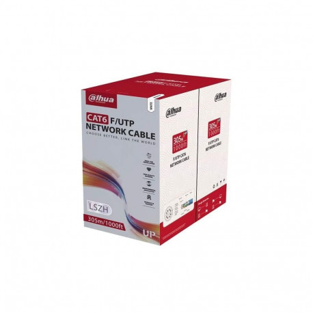 DAHUA CABLE CAT6 UTP 305M WHITE/PFM923I-6FN-CD-WHITE