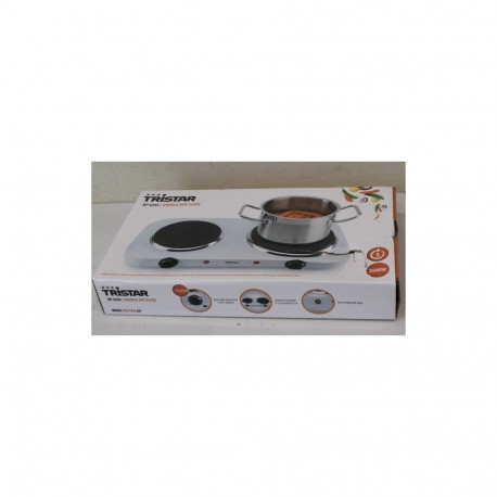 Tristar SALE OUT. Free standing table hob | KP-6245 | Number of burners/cooking zones 2 | Rotary | W