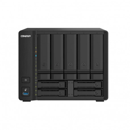 QNAP 9-Bay QTS NAS TS-932PX-4G Up to 9 HDD/SSD Hot-Swap, AL324 ARM Cortex-A57 Quad-Core, Processor f