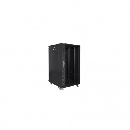 Lanberg rack-kapp 19" 22U 600X800 vabaltseisev, must