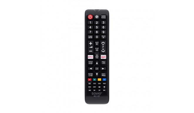 Savio SAVIO universaalne kaugjuhtimispult Samsung TV RC-07 IR juhtmevaba TV jaoks
