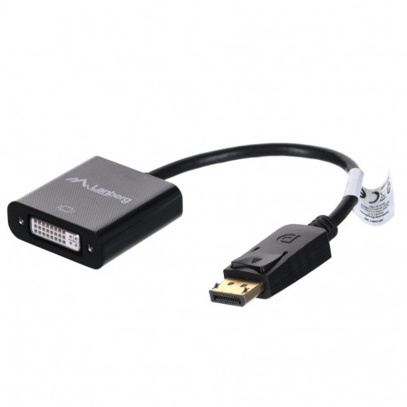 Lanberg AD-0007-BK videokaabli adapter 0.1 m DisplayPort DVI-D must
