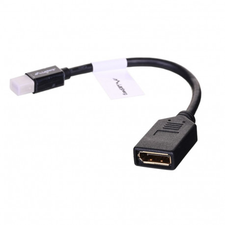 Lanberg AD-0003-BK DisplayPort kaabel 0.12 m Mini DisplayPort must