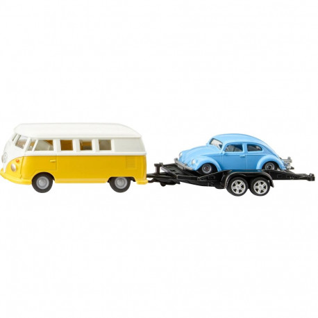 SUPER VW T1 mit Anhänger und VW Käfer