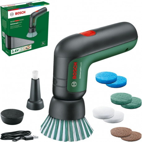 UniversalBrush akuharjakomplekt 3,6Volt koos tarvikutega, roheline/must