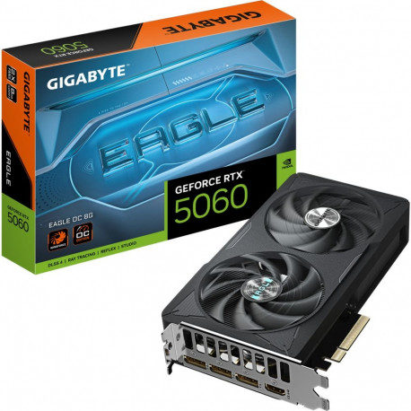 GeForce graafikakaart RTX 5060 EAGLE OC, DLSS 4, 3x DisplayPort, 1x HDMI 2.1