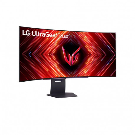 LG Electronics UltraGear 45GS95QX-B.AEU - 45 - black, UWQHD, OLED, curved, NVIDIA G-SYNC compatible,