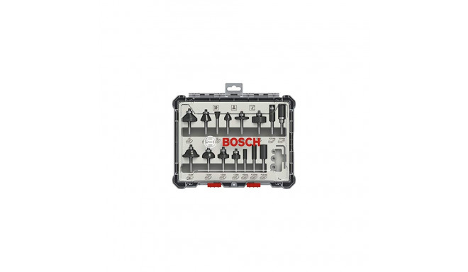 Fräser-Set, 15-teilig (6mm-Schaft)