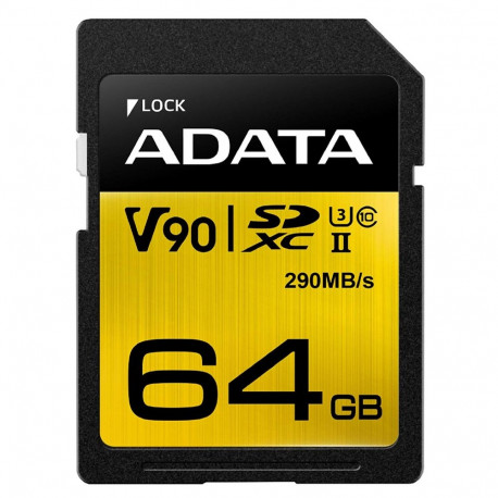 Premier One mälukaart 64GB SDXC (UHS-II U3, Class 10, V90)
