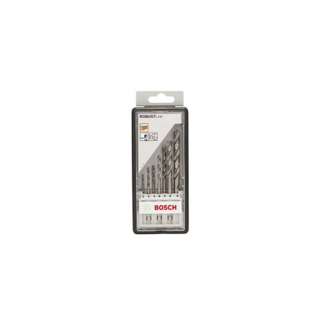 PRO Wood HSS Holz-Spiralbohrer-Satz, 7-teilig (1/4" Sechskantschaft)