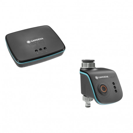 Bewässerungssteuerung smart Water Control Set (grau/türkis, 2-teilig, mit smart Gateway)